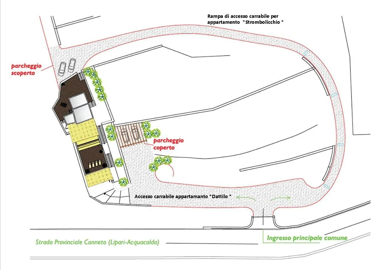 Hébergement de vacances Villa House With Garden And Sea View In Lipari